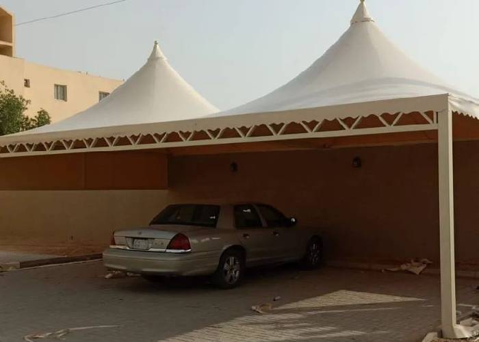أنواع مظلات مواقف